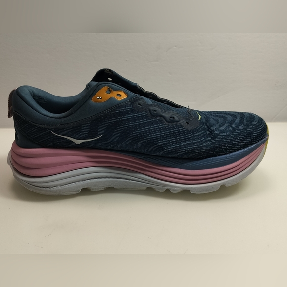 HOKA Gaviota 5 Blue Gray 1134235 Women Size 11B Pre-owned With Out Laces - Picture 7 of 14